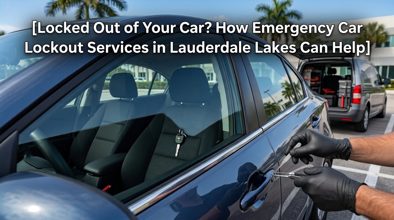 Locked Out of Your Car? How Emergency Car Lockout Services in Lauderdale Lakes Can Help